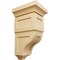 Ekena Millwork 6"W x 6 3/4"D x 12"H Large Reyes Wood Corbel, Maple CORW06X06X12RYMA - alternate 1